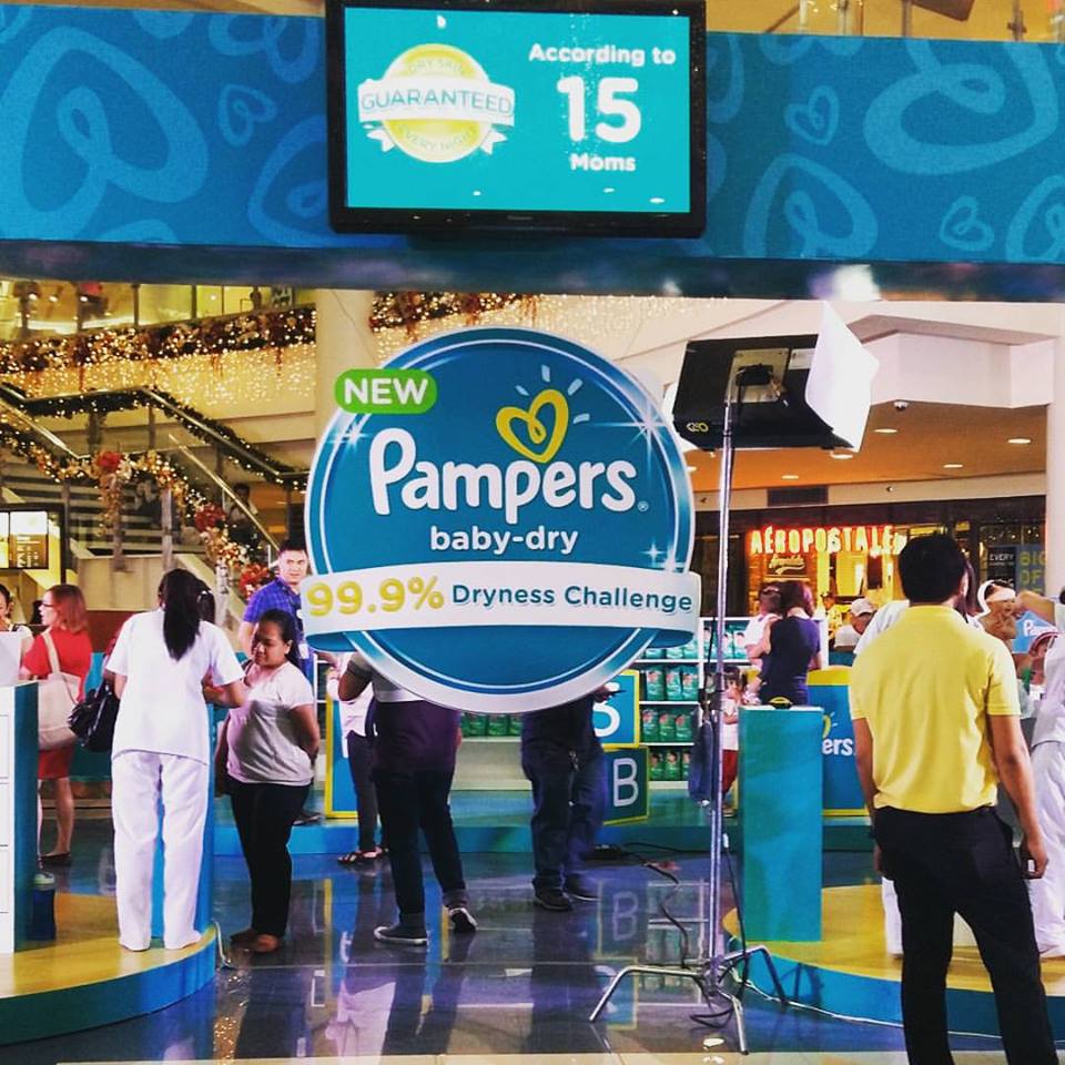 New pampers Baby Dry 99.9% Dryness Challenge