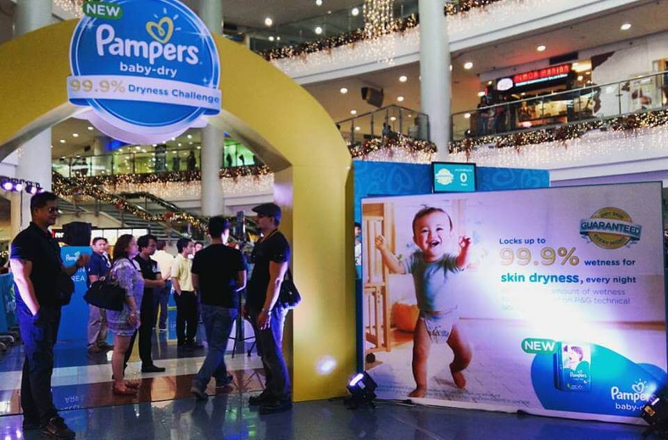 New pampers Baby Dry 99.9% Dryness Challenge