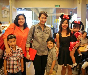 Moms and Kiddos: Me and Tristan, Anna and Manolo, and Janina and Manika
