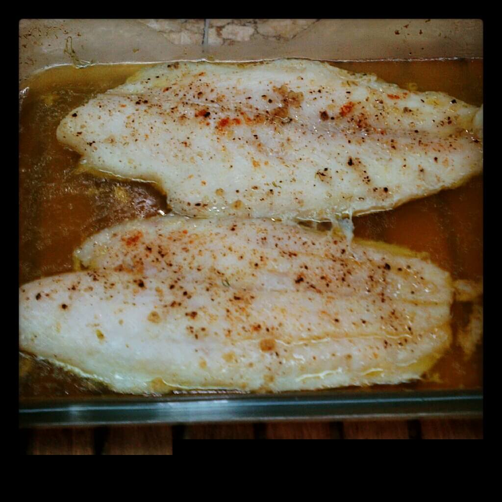 Baked Dory Fillets in Seasoned Butter - This was dinner tonight