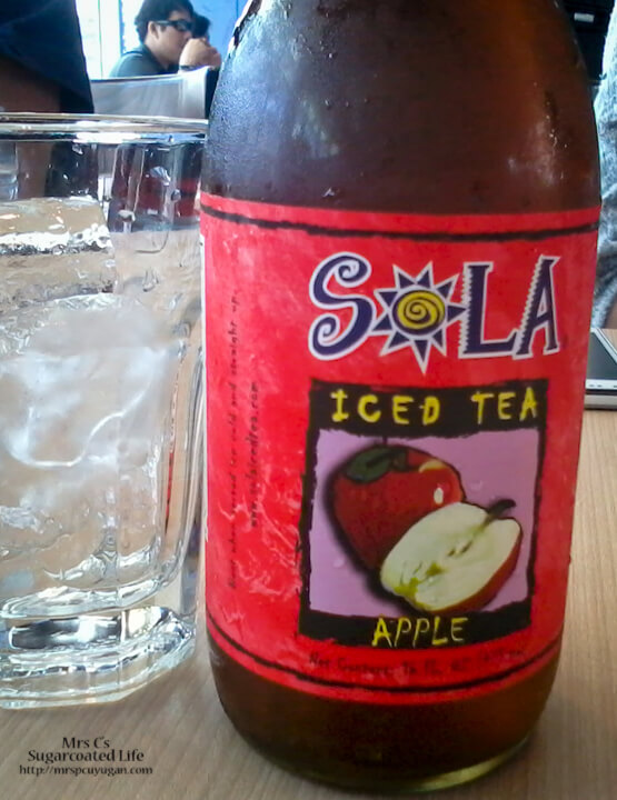 Sola Apple Iced Tea, Php 60.00