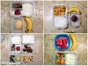 Here's a quick peek into the lunchboxes for Baon Plan #4